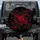Velvet Deep Red Roses Dark Foliage Black Background - Gothic Romantic Home Decor Gift Spare Tire Cover - 1