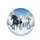 Galloping Trio Horses Blonde Mane Cloud Sky - Nature Lover Gift for Equestrians Spare Tire Cover - 4