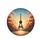Eiffel Tower Parisian Boulevard Autumn Sunset Golden Glow - Travel Essentials Spare Tire Cover - 4