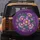 Purple Flowers Yellow Centers Green Leaves - Home Decor Gift for Garden Lover Spare Tire Cover - 5