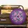 Purple Flowers Yellow Centers Green Leaves - Home Decor Gift for Garden Lover Spare Tire Cover - 2
