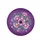 Purple Flowers Yellow Centers Green Leaves - Home Decor Gift for Garden Lover Spare Tire Cover - 4