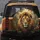 Majestic Lion Jungle Canopy Tropical Foliage Misty Mountains - Wildlife Lover Gift Spare Tire Cover - 5