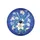 Blue-and-White Bird in Flight Blooming Lily Vine - Nature Lover Gift Spare Tire Cover - 4