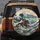 Samurai Horse Ocean Wave Fuji - Japanese Art Lover Gift Spare Tire Cover - 5
