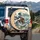 Samurai Horse Ocean Wave Fuji - Japanese Art Lover Gift Spare Tire Cover - 3