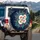 Anemone Floral Bouquet Teal Leaves Berries - Outdoor Lifestyle Gift Spare Tire Cover - 3