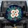 Anemone Floral Bouquet Teal Leaves Berries - Outdoor Lifestyle Gift Spare Tire Cover - 1