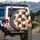 Fluffy Cartoon Cats Gathering Endearing Expressions - Pet Lover Car Decor Gift Spare Tire Cover - 3