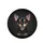 Black Tan Chihuahua Puppy Large Expressive Eyes Deep Black Background - Chihuahua Lover Gift Spare Tire Cover - 4