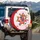Strawberry Blueberry Blossom Garden - Garden Lover Gift Spare Tire Cover - 3
