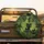 Black Cats Wide Yellow Eyes Tropical Leaves - Outdoor Cat Lover Travel Gift Spare Tire Cover - 2