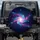 Deep Space Hot Pink Blue Green Nebula Explosion Cosmic Energy Field - Space Lover Gift Spare Tire Cover - 1