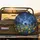 Yellow Blossom Green Foliage Dark Forest Starry Night - Nature Lover Gift Spare Tire Cover - 2