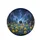 Yellow Blossom Green Foliage Dark Forest Starry Night - Nature Lover Gift Spare Tire Cover - 4