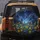 Yellow Blossom Green Foliage Dark Forest Starry Night - Nature Lover Gift Spare Tire Cover - 5