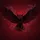Majestic Black Owl Glowing Red Eyes Wide Wings Embers - Wildlife Lover Gift Spare Tire Cover - 6