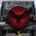 Majestic Black Owl Glowing Red Eyes Wide Wings Embers - Wildlife Lover Gift Spare Tire Cover - 1
