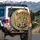 Majestic Leopard Face Electric Blue Eyes - Big Cat Lover Gift Spare Tire Cover - 3