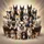 English Bulldog Pug Doberman Husky German Shepherd Dog Portrait with Expressive Eyes - Pet Owner Gift Spare Tire Cover - 6
