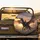 Dragon Knight Golden Fire Sunset Sky - Fantasy Lover Adventure Gift Spare Tire Cover - 2