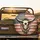 Longhorn Skull Distressed American Flag Wood - Patriotic Decor Gift for Cowboy Lover Spare Tire Cover - 2