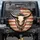 Longhorn Skull Distressed American Flag Wood - Patriotic Decor Gift for Cowboy Lover Spare Tire Cover - 1