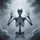 Ghostly Trapped Skeleton Ethereal Mist - Gothic Horror Fan Gift Spare Tire Cover - 6