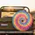 Vibrant Tie-Dye Spiral Swirls Psychedelic Bleeding Colors - Outdoor Vehicle Accessory Gift Spare Tire Cover - 2