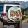 Five Happy Beagle Dogs Black Sunglasses Vehicle Interior - Travel Dog Lover Gift Spare Tire Cover - 3