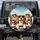 Five Happy Beagle Dogs Black Sunglasses Vehicle Interior - Travel Dog Lover Gift Spare Tire Cover - 1