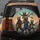 Four Raccoons Rock Band Guitarist Singer Open Road Journey - Music Lover Gift Spare Tire Cover - 5