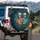 Skeletons Hawaiian Shirts Pistols Tropical Foliage - Outdoor Adventure Travel Gift Spare Tire Cover - 3