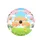 Hello Spring Bunnies Ducklings Cherry Blossom Meadow - Spring Decor Gift Spare Tire Cover - 4