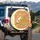 Sunburst Flower Cloud Teardrop Leaves - Boho Lifestyle Home Decor Gift Spare Tire Cover - 3