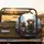 Three Chocolate Labradors Looking Forward Driving Luxury Auto Urban Roadside - Dog Parent Gift Spare Tire Cover - 2