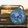 Blue Roses Grey-Green Foliage Pale Blossoms - Floral Lover Gift Spare Tire Cover - 2
