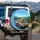 Ginger Tabby Cats in Bronze Vehicle Green Hills Road - Travel Essentials Cat Lover Gift Spare Tire Cover - 3