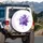 Magnificent Voluminous Lavender Violet Smoke Clouds with Ethereal Mist - Home Decor Gift Spare Tire Cover - 3