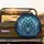 Majestic Peacock Iridescent Plumage Cosmic Sky - Wildlife Lover Gift Spare Tire Cover - 2