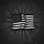 Black White American Flag Stars Rays - Independence Day Gift for Veterans Spare Tire Cover - 6
