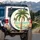 Tropical Coconut Palm Tree Beach Ocean - Tropical Lifestyle Spare Tire Cover - 3
