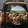 Cheerful Doodle Dogs Panoramic Green Hills - Outdoor Adventure Dog Lover Gift Spare Tire Cover - 5