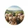 Cheerful Doodle Dogs Panoramic Green Hills - Outdoor Adventure Dog Lover Gift Spare Tire Cover - 4