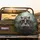 Colossal Hippopotamus Head Tropical Misty Jungle Greenery - Big Game Lover Gift Spare Tire Cover - 2