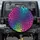 Black Leopard Spots Color Gradient - Travel Essentials Gift Spare Tire Cover - 1
