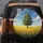 Green Tree Canola Field Blue Sky - Farmhouse Decor Gift for Garden Lover Spare Tire Cover - 5