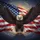 Bald Eagle USA Flag Patriotic Independence Day Gift for Veterans Spare Tire Cover - 6