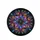 Glowing Iridescent Fractal Bloom Kaleidoscope Crystalline Swirls - Home Decor Gift Spare Tire Cover - 4