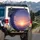 Golden Rose Sunset Vista Cirrus Clouds Evening Sky - Home Decor Gift Spare Tire Cover - 3